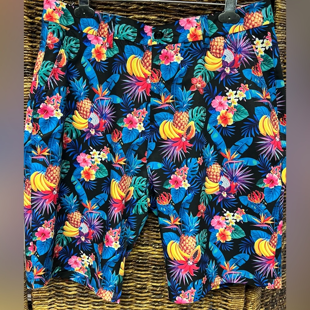 HRASKI- Mens shorts, Tropical Fruit, Size: 32 - Picture 1 of 9